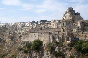 Obraz premium Matera (Basilicata, Italy) - The Old Town (Sassi)