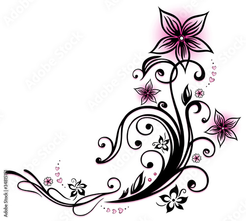 quot ranke flora blumen bl 252 ten herzen love pink quot ranke flora blumen bl 252 ten herzen love pink
