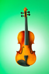 Fototapeta na wymiar Music concept with violin