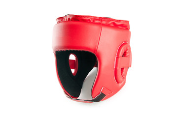 Fototapeta premium Sporting concept with box items