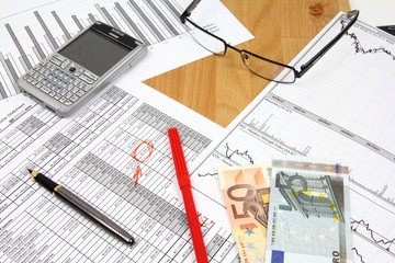 Accounting - business desk concept