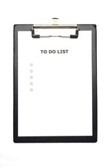 クリップボード黒　TODOリスト