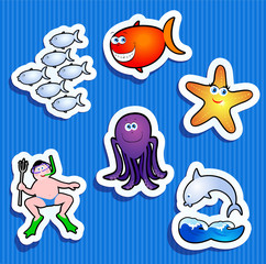 Sea stickers