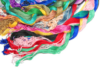 Colored skeins for embroidery - sewing accessories