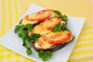 stuffed eggplant