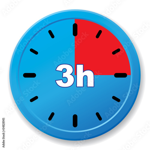 "3 HOURS ICON" Stock image and royaltyfree vector files on
