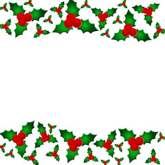 Holly Berry Border