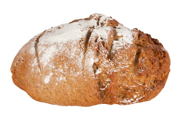 Bread isolated on white