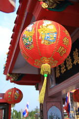 Lamp  china temple.