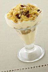 healthy and delicious parfait
