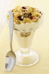 healthy and delicious parfait