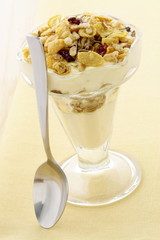 healthy and delicious parfait