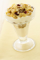 healthy and delicious parfait