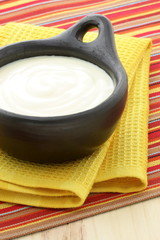 fresh delicious sour cream