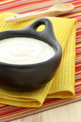 fresh delicious sour cream