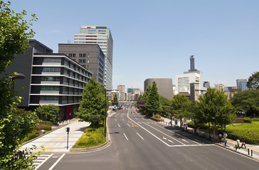 Calle de la ciudad de Tokio
