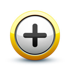 Fototapeta premium icône plus ajouter