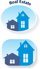 Fototapeta premium Real Estate (icons), vector illustration