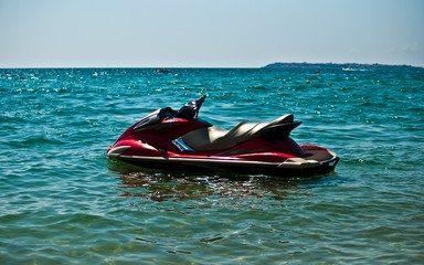 JetSki in the water .