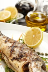fish with lemon