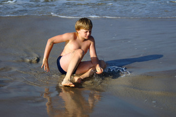 Spaß  Spiele  Strand Kind