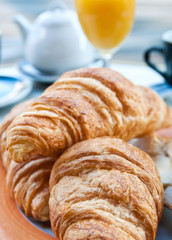 coffee and croissants