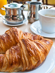 coffee and croissants