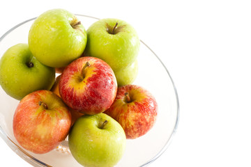 A bowl of apples