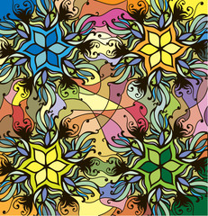 Stained glass pattern