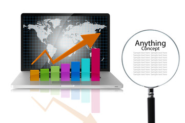 Magnifier and graph