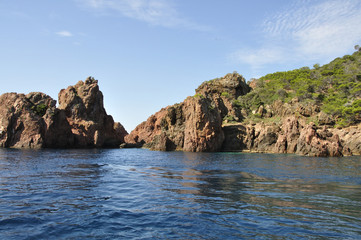 Fototapeta premium Calanques de l'Esterel