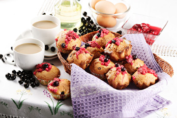 cake with berries