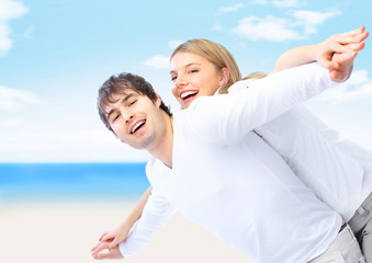 Obraz premium Happy couple.