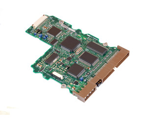 Printed computer circuit board from hard drive