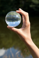 Шар для контактного жонглирования.