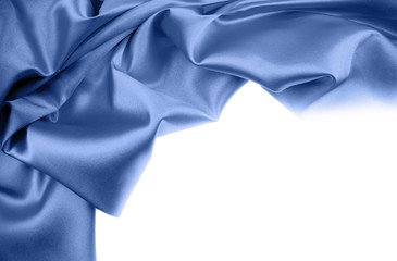 Blue silk texture