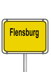 Schild Flensburg
