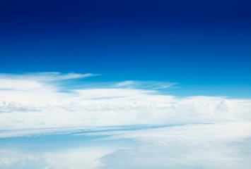 Fototapeta premium 雲の上の空