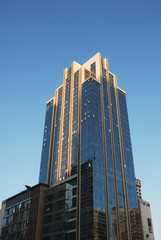 Building exterior glass