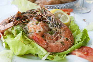 Salade de crevettes
