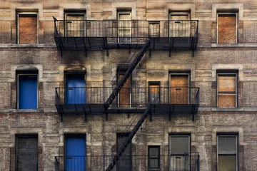 Fototapeten Fire escape facade © mezzotint_fotolia
