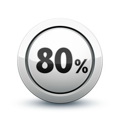 icône 80%