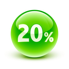 icône 20% / 20% icon