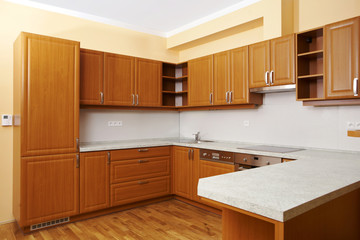 Wooden kitchen