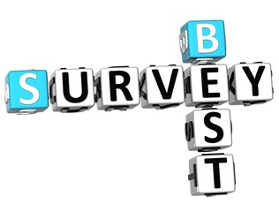 3D Best Survey Crossword