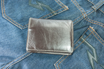 Brown leather wallet