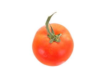 Red Tomato with Green Vine