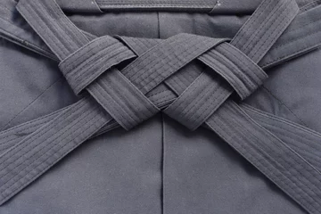 Foto op Plexiglas folded aikido hakama , japanese martial arts uniform © uckyo