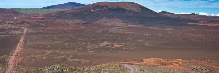 route du Volcan, plaine des Sables, Réunion