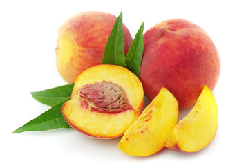 Ripe peaches